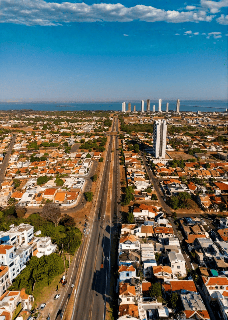 Vista aérea de Palmas, Tocantins